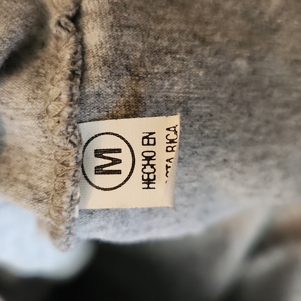 Pura Vida Gray Body Raglan Hoodie with Maroon Sleeves - Picture 5 of 5